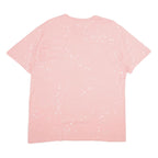 NIKE Womens Pink & White Graphic T-Shirt XL Short Sleeve Crew Neck