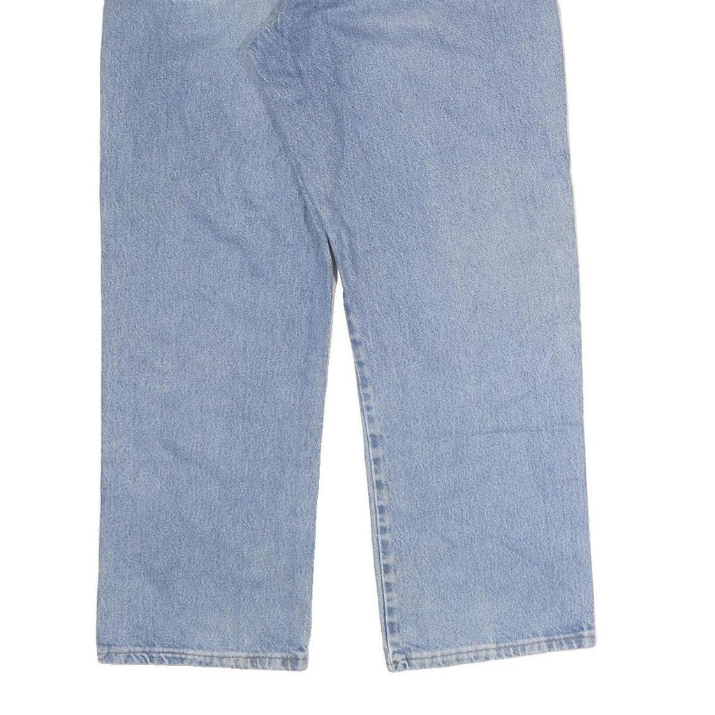 DICKIES Mens Regular Fit Blue Denim Jeans W35 L27 Classic Cotton Zip