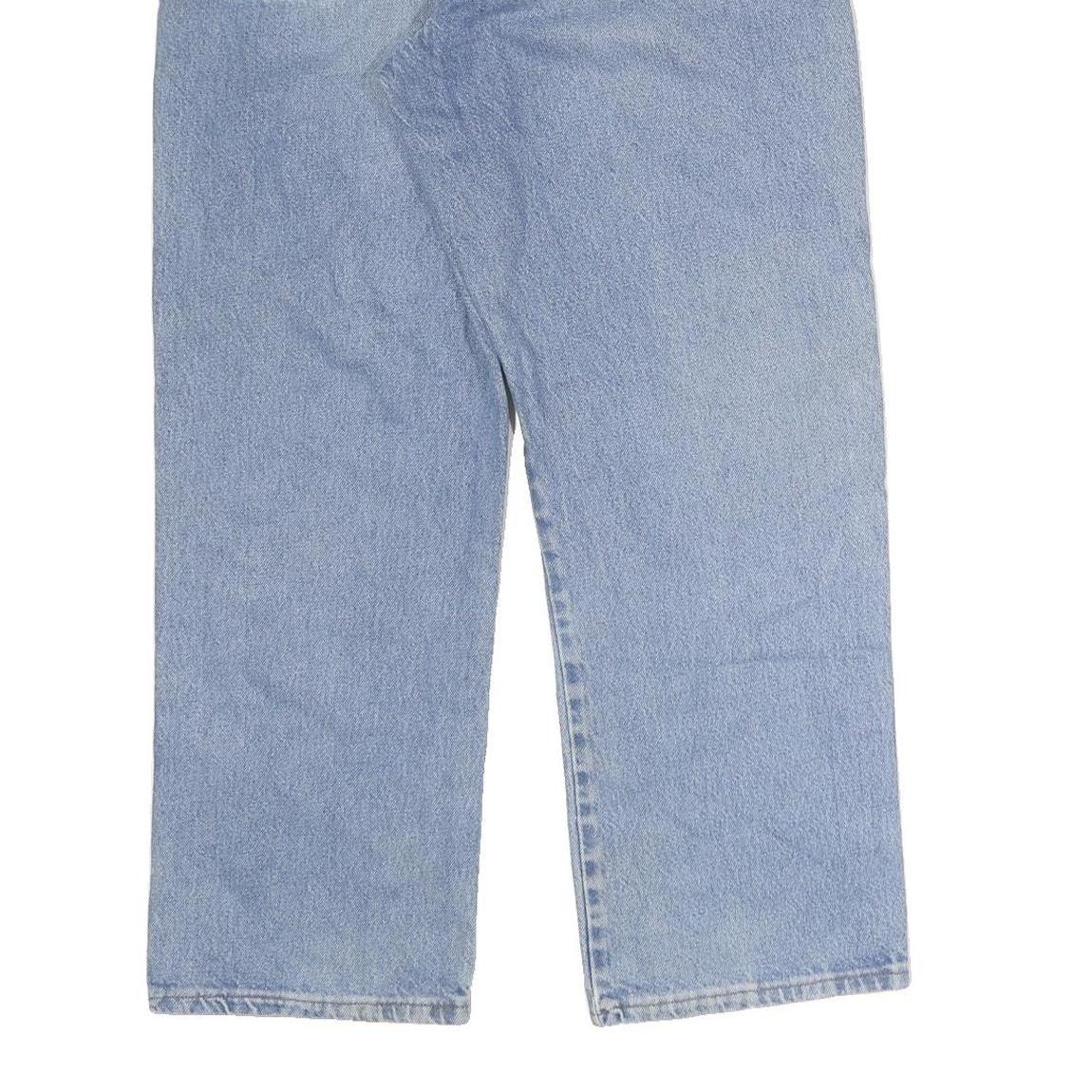 DICKIES Mens Regular Fit Blue Denim Jeans W35 L27 Classic Cotton Zip