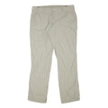 COLUMBIA Womens Beige Polyester Blend Regular Straight Trousers W35 L32 Outdoor