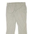 COLUMBIA Womens Beige Polyester Blend Regular Straight Trousers W35 L32 Outdoor