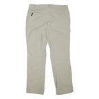 COLUMBIA Womens Beige Polyester Blend Regular Straight Trousers W35 L32 Outdoor