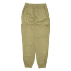 H&M Cargo Womens Trousers Green Relaxed Tapered W26 L27