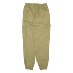 H&M Cargo Womens Trousers Green Relaxed Tapered W26 L27