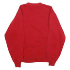 JERZEES Mens Red K At Kountry Crew Neck S Cotton Blend Pullover Sweatshirt