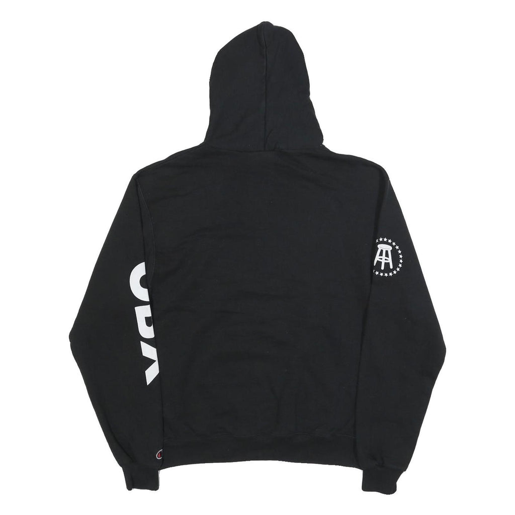 CHAMPION Mens Black Pogue Life Pullover Hoodie M Casual Streetwear