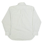 TOMMY HILFIGER Mens Shirt Cream Check Long Sleeve L