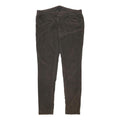 TOMMY HILFIGER Womens Cotton Blend Brown Slim Skinny Trousers W36 L33 Casual