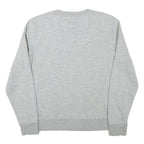 CALVIN KLEIN JEANS Womens Grey Cotton Blend Crew Neck M Logo Sweatshirt