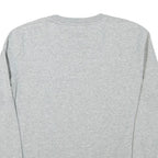 CALVIN KLEIN JEANS Womens Grey Cotton Blend Crew Neck M Logo Sweatshirt