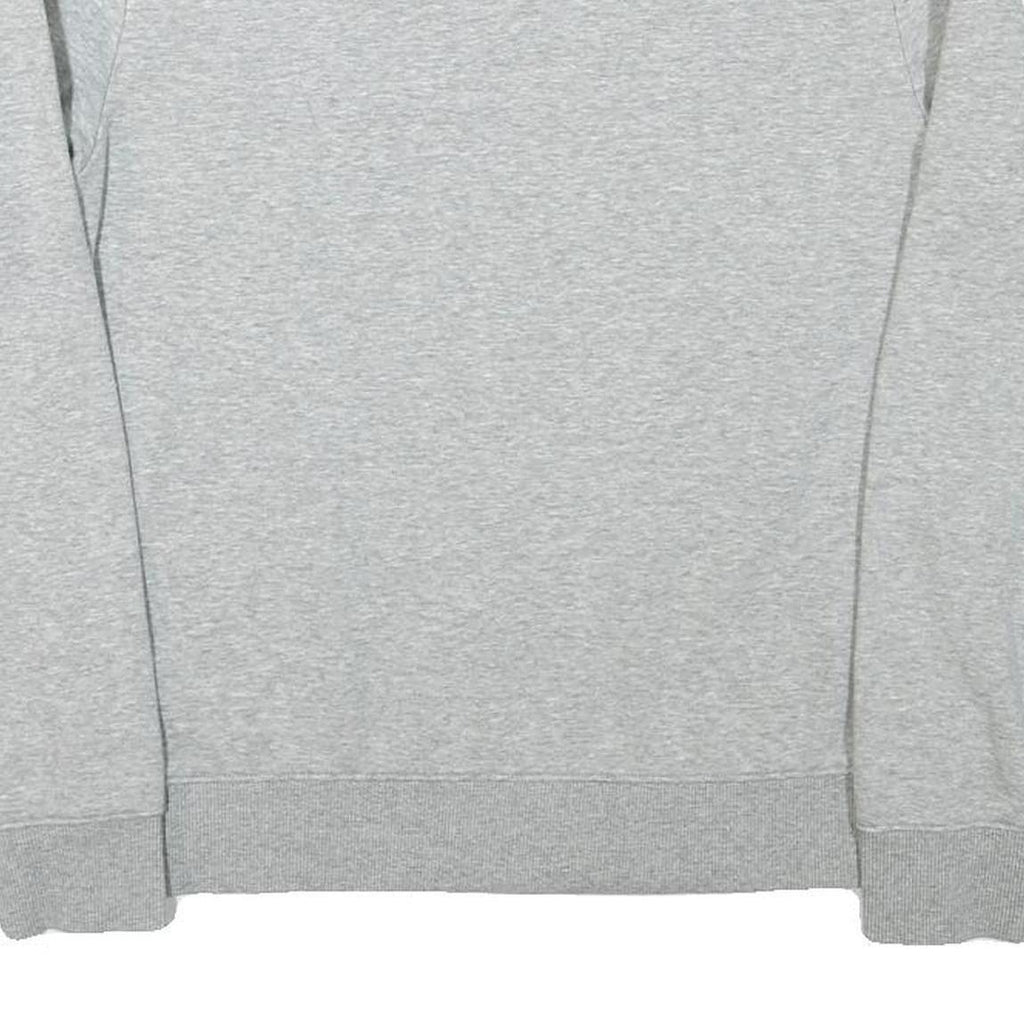 CALVIN KLEIN JEANS Womens Grey Cotton Blend Crew Neck M Logo Sweatshirt