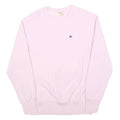 CHAMPION REVERSE WEAVE Womens Pink Crew Neck Sweatshirt M Cotton Blend Casual