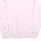 CHAMPION REVERSE WEAVE Womens Pink Crew Neck Sweatshirt M Cotton Blend Casual