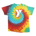GILDAN Mens Multicolour Tie Dye YMCA Camp Staff Graphic T-Shirt XL Short Sleeve