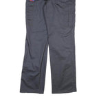 DICKIES Mens Navy Blue Regular Straight Fit Cotton Blend Trousers W34 L37