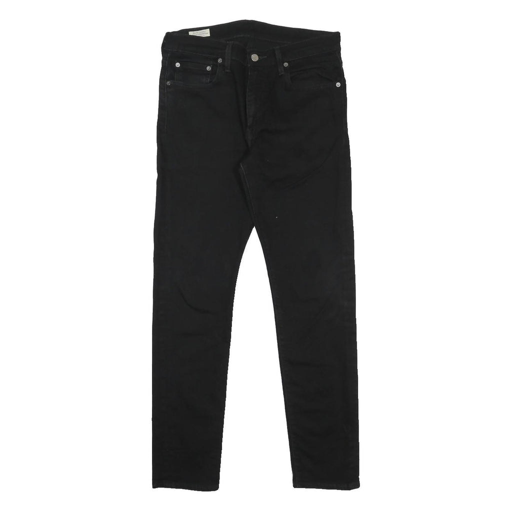 LEVI'S 512 BIG E Mens Jeans Black Slim Skinny Denim W32 L32 Slim Fit Zip