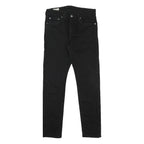 LEVI'S 512 BIG E Mens Jeans Black Slim Skinny Denim W32 L32 Slim Fit Zip