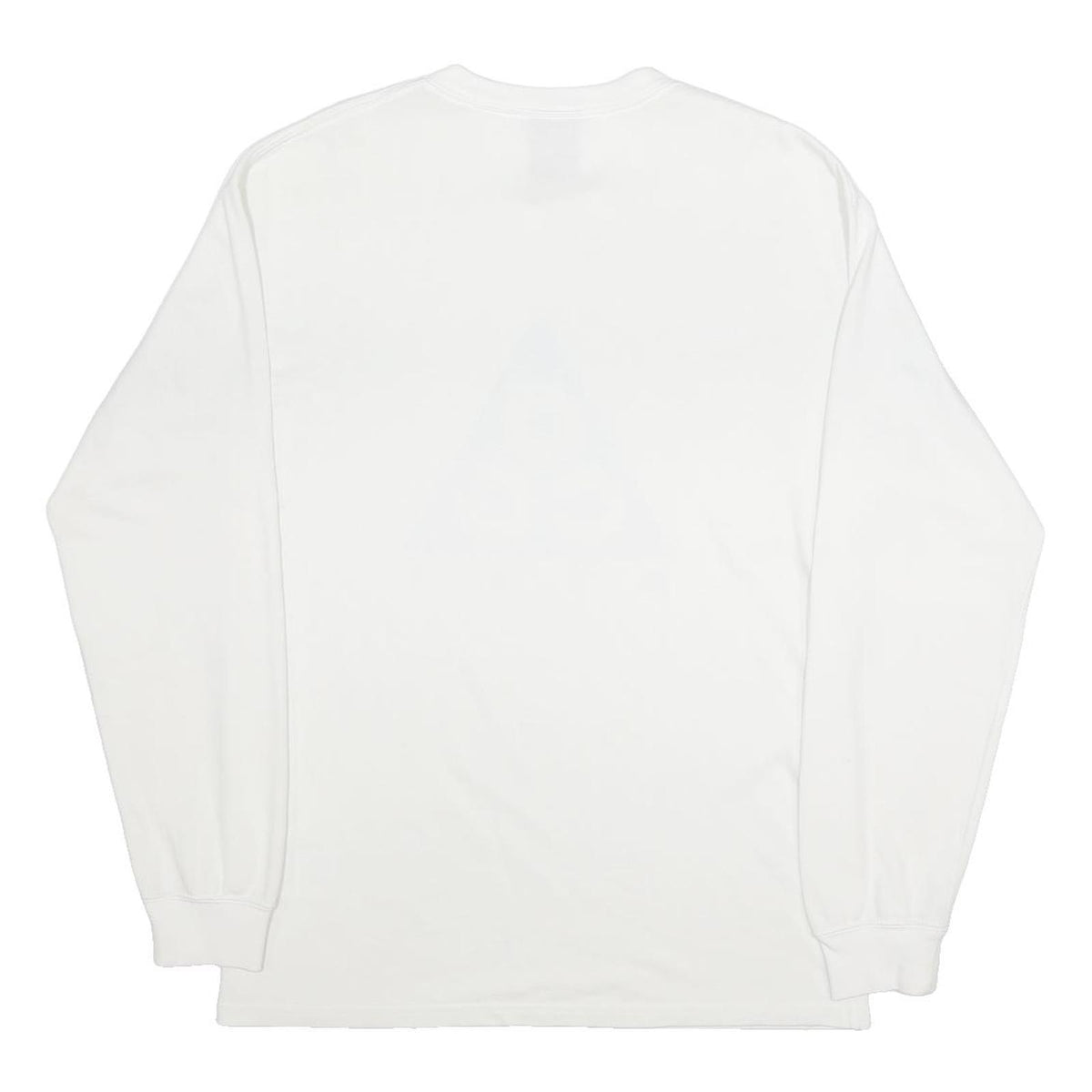 NIKE ACG Mens White Blue Logo Long Sleeve Crew Neck T-Shirt XS Cotton
