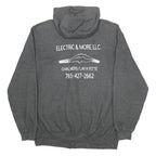 CARHARTT Mens Grey Electric & More LLC Full Zip Hoodie L Workwear Comfortable