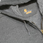 CARHARTT Mens Grey Electric & More LLC Full Zip Hoodie L Workwear Comfortable