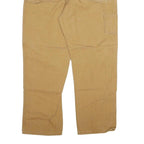 DICKIES Mens Jeans Beige Regular Straight Cotton W40 L32 Workwear Pants Zip