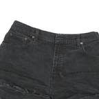LEVI'S Womens Shorts Black Casual Cotton Blend M W30 Distressed Denim