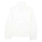 MARELLA Womens White Jacket UK 10 Polyamide Blend Zip Classic Plain Lightweight