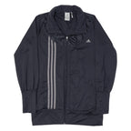 ADIDAS Womens Track Jacket Grey UK 14