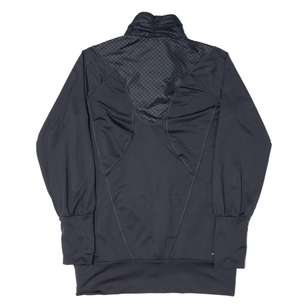ADIDAS Womens Track Jacket Grey UK 14