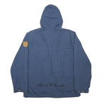 FJALLRAVEN Womens Blue Outdoor Jacket XL Polyester Blend Zip Hooded Plain