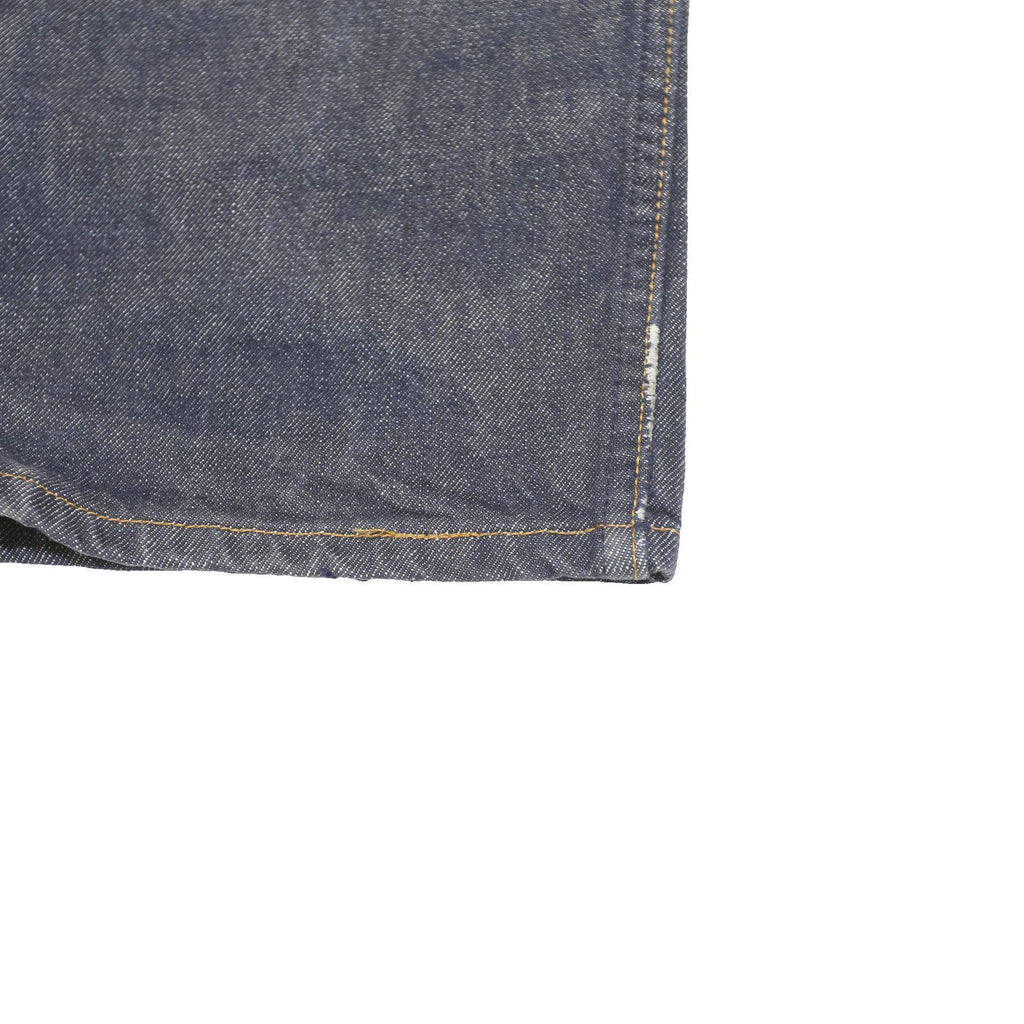 LEVI'S 501 Mens Jeans Blue Regular Straight Denim Raw W32 L34 Button Closure