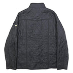 BARBOUR INTERNATIONAL Girls Black Quilted Jacket 2XL Polyamide Zip Pockets