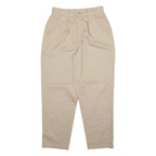 CHIC Womens Trousers Beige Relaxed Tapered W26 L27