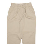 CHIC Womens Trousers Beige Relaxed Tapered W26 L27