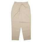 CHIC Womens Trousers Beige Relaxed Tapered W26 L27