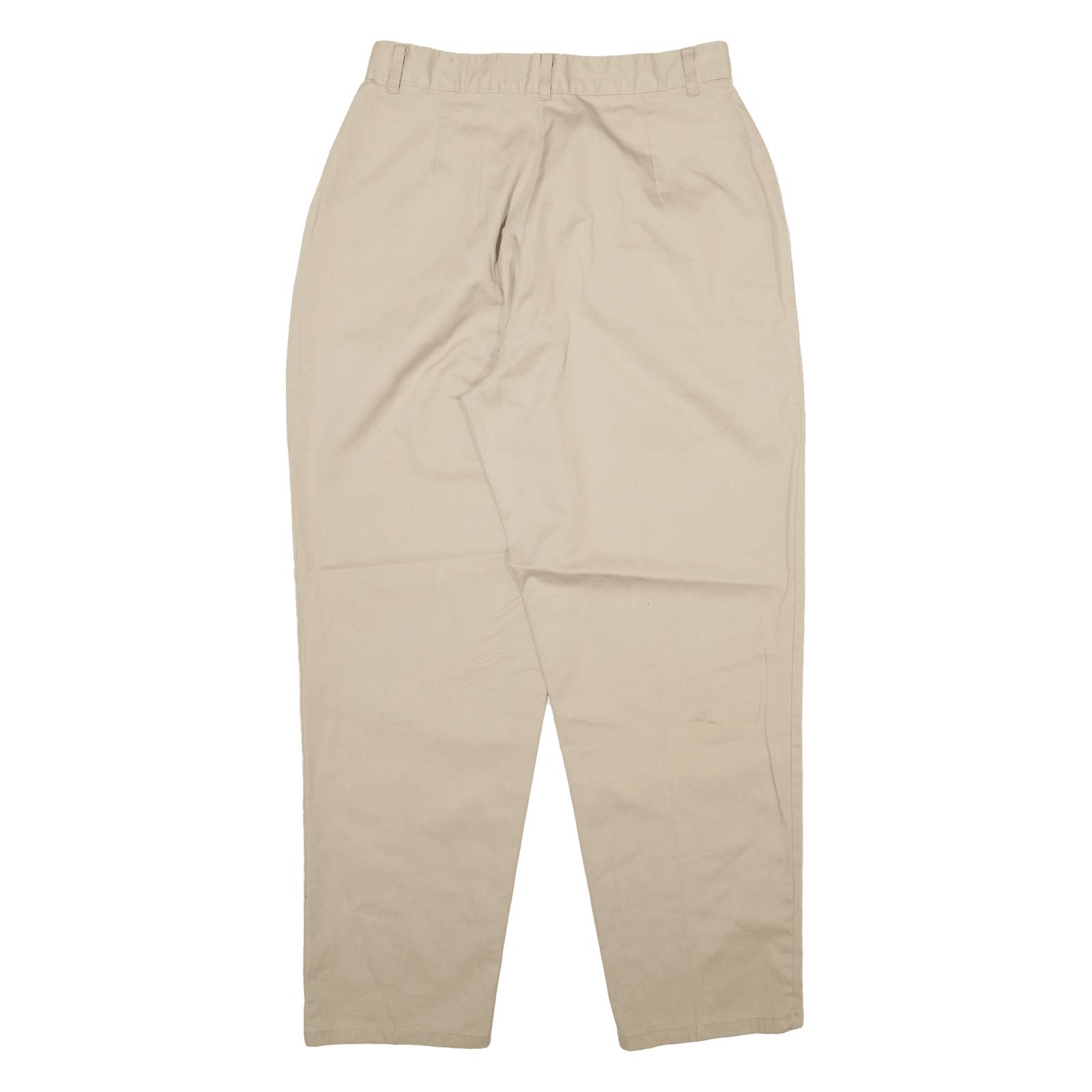 CHIC Womens Trousers Beige Relaxed Tapered W26 L27