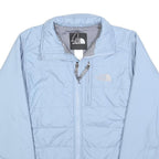 THE NORTH FACE Womens Light Blue Zip Up Polyester Blend Jacket XS Puffer Outdoor