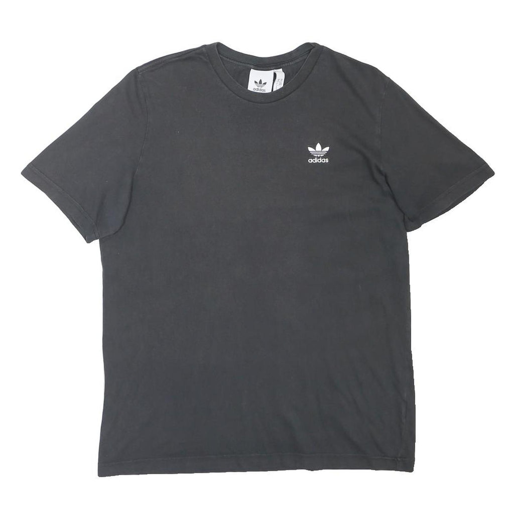 ADIDAS ORIGINALS Mens Black Crew Neck Short Sleeve Graphic T-Shirt M
