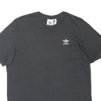 ADIDAS ORIGINALS Mens Black Crew Neck Short Sleeve Graphic T-Shirt M