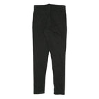 KANGOL Womens Cotton Blend Black Slim Skinny Trousers W29 L29 Zip Pocketed