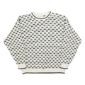 BILL BLASS Mens Beige Patterned Cotton Blend Crew Neck Basic Knit Jumper L