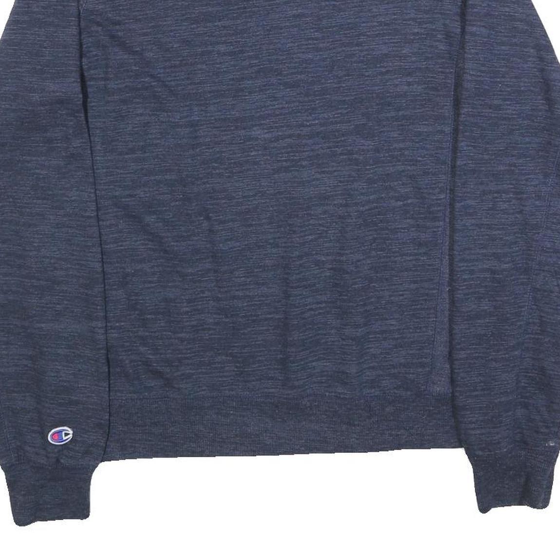 CHAMPION Mens Blue Crew Neck M Cotton Sweatshirt Pullover Casual Wear