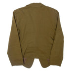 GINGER Womens Blazer Jacket Green Wool S