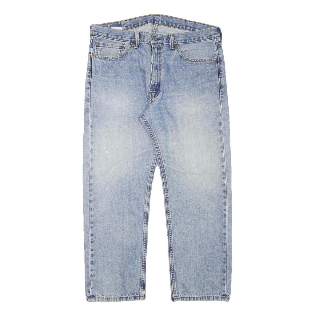 LEVI'S Mens Regular Fit Blue Denim Jeans W36 L27 Classic Cotton Blend Zip