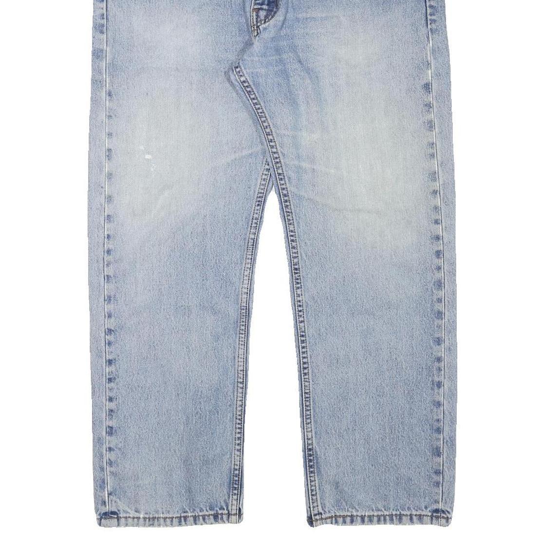 LEVI'S Mens Regular Fit Blue Denim Jeans W36 L27 Classic Cotton Blend Zip