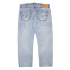 LEVI'S Mens Regular Fit Blue Denim Jeans W36 L27 Classic Cotton Blend Zip