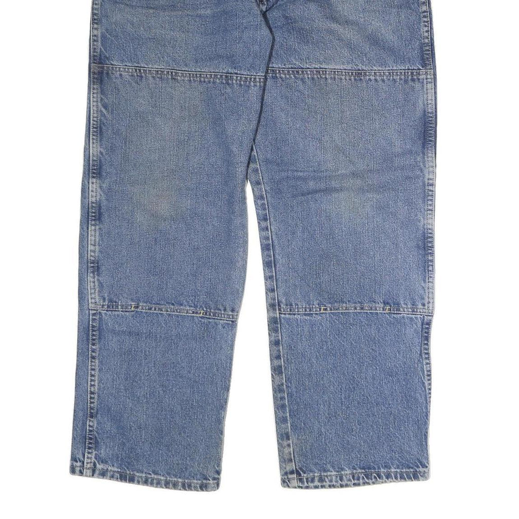 DICKIES Mens Regular Fit Blue Denim Jeans W40 L30 Workwear Straight Leg Cotton