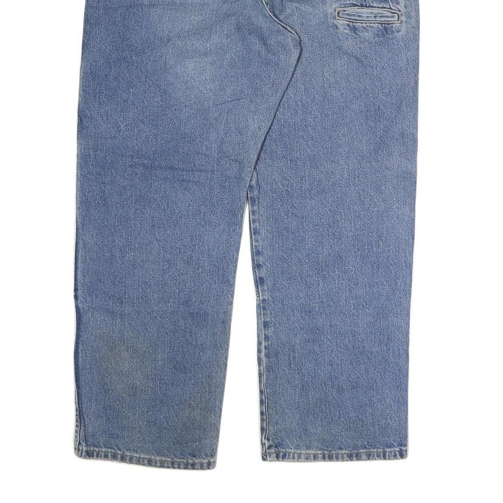 DICKIES Mens Regular Fit Blue Denim Jeans W40 L30 Workwear Straight Leg Cotton