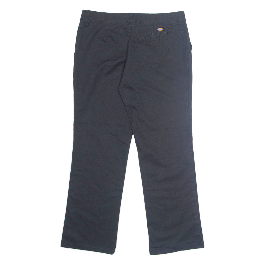 DICKIES Chino Womens Trousers Black Regular Straight W32 L27