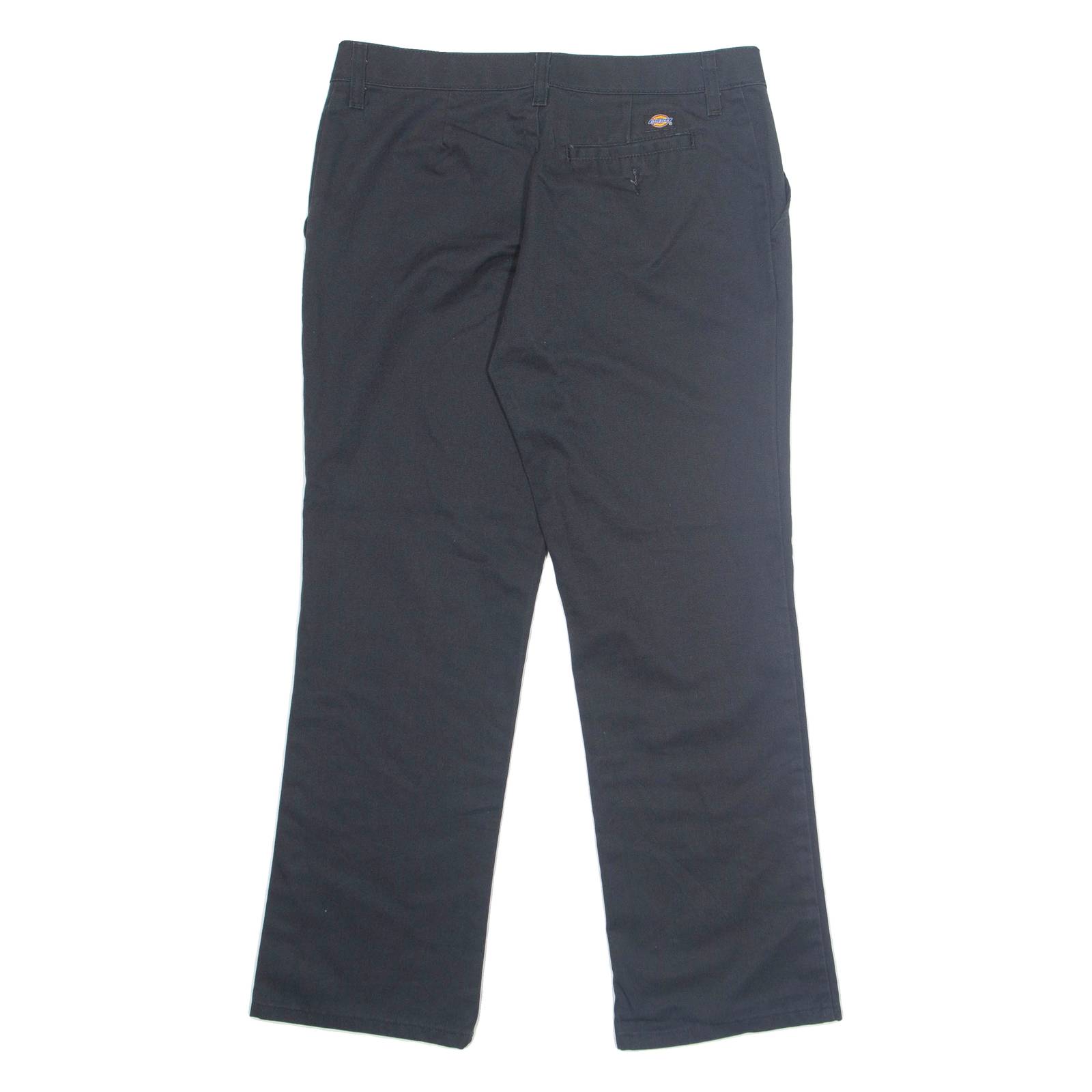 DICKIES Chino Womens Trousers Black Regular Straight W32 L27